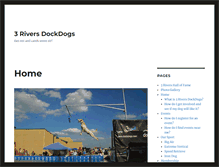 Tablet Screenshot of 3riversdockdogs.com